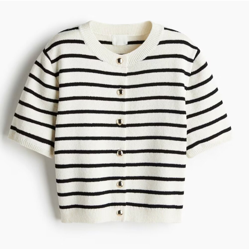 H&M Short-Sleeved Cardigan - Small - Picture 2 of 8